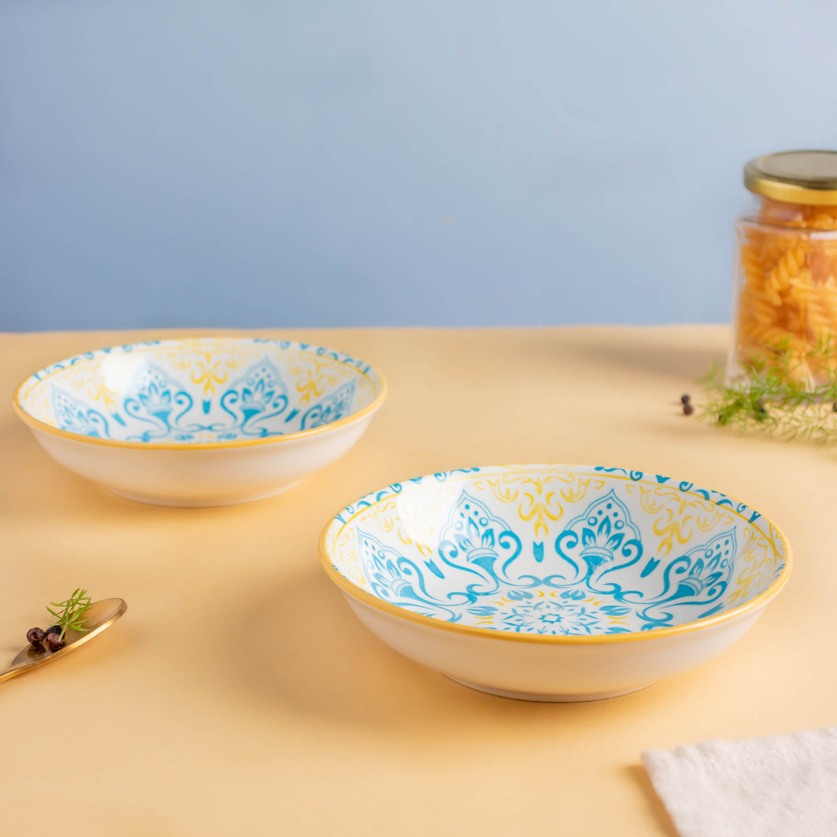 Mandala Dessert Plate Set of 2 Nestasia