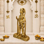 Brass Standing Hanuman Statue (25 Inch) Vedansh Craft