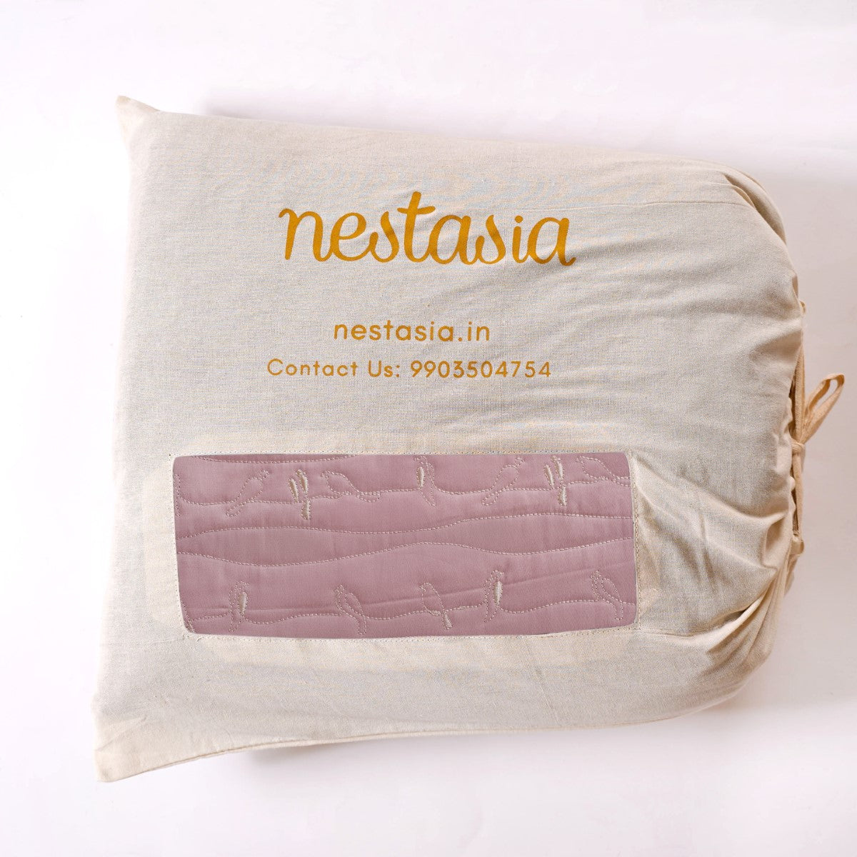 Embroidered 100% Pure Cotton King Size Bed Cover Nestasia