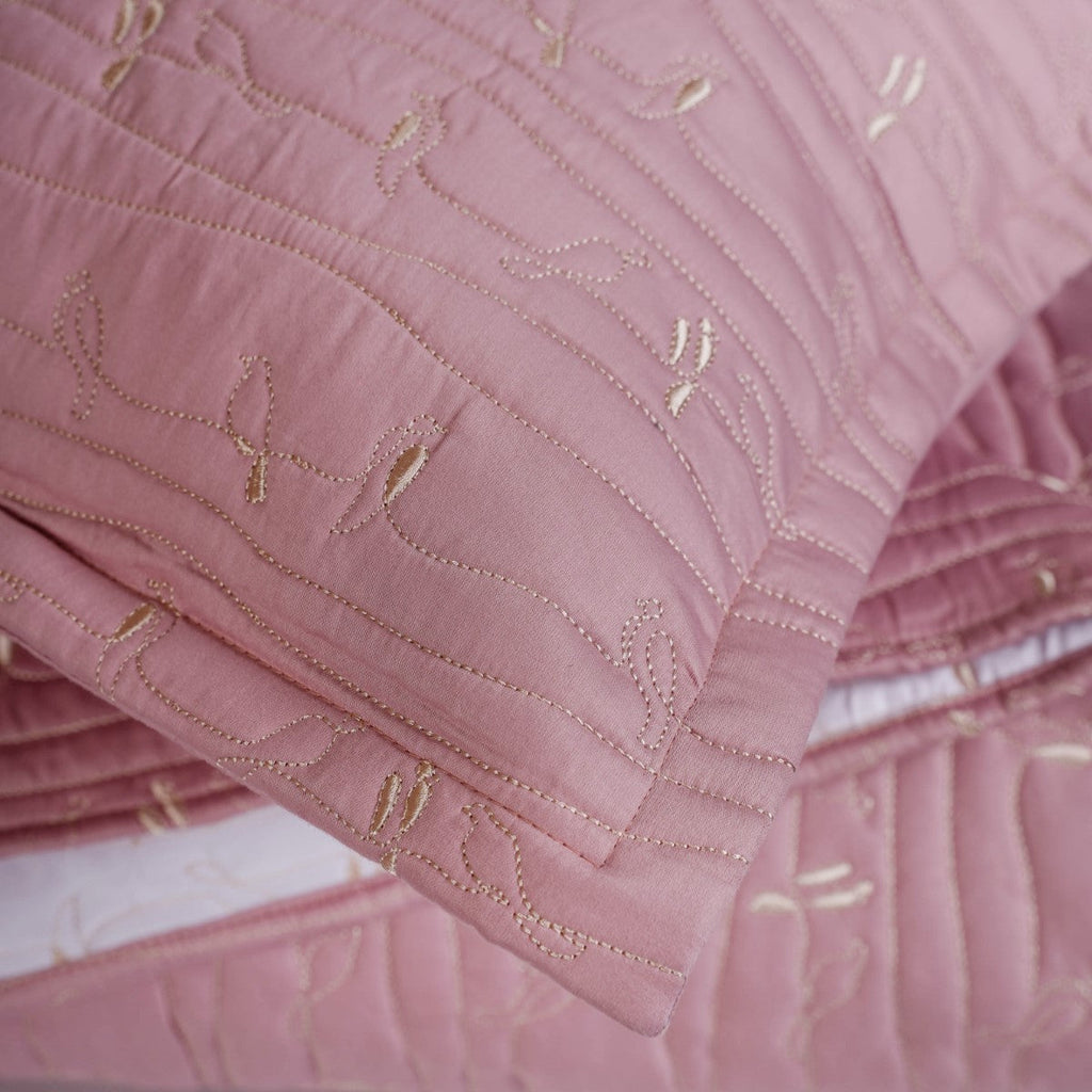 Embroidered 100% Pure Cotton King Size Bed Cover Nestasia