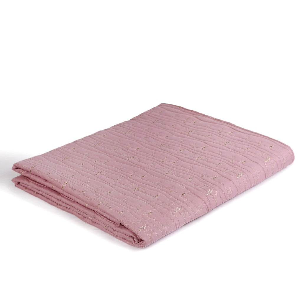 Embroidered 100% Pure Cotton King Size Bed Cover Nestasia