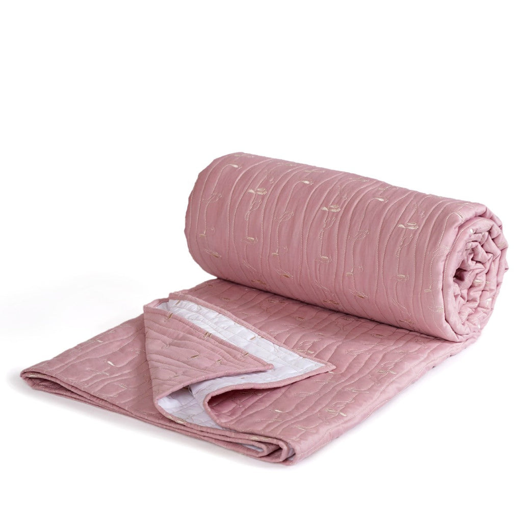 Embroidered 100% Pure Cotton King Size Bed Cover Nestasia