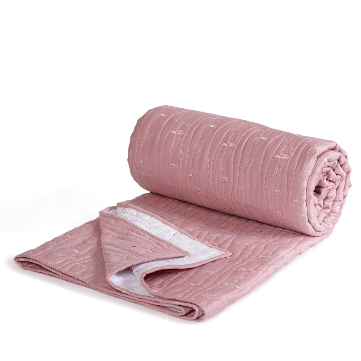Embroidered 100% Pure Cotton King Size Bed Cover Nestasia