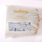 Pure Cotton Quilted King Size Bed Cover Grey Nestasia