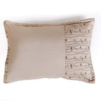 Cotton King Size Bed Cover Beige Nestasia