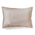 Cotton King Size Bed Cover Beige Nestasia