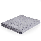 Pure Cotton Quilted King Size Bed Cover Grey Nestasia