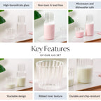 Bedside Glass Carafe With Tumbler Nestasia