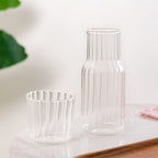 Bedside Glass Carafe With Tumbler Nestasia