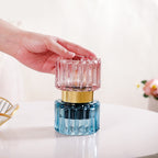 Two Toned Hourglass Bedside Lamp With E27 LED Bulb Nestasia