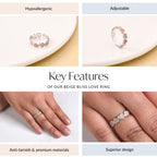 Beige Bliss Love Ring Nestasia