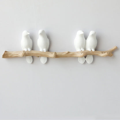 Bird Decoration Hook Entrance Wall No-trace Key Hook No-drill Wall Decor Wall-mounted Coat Hook