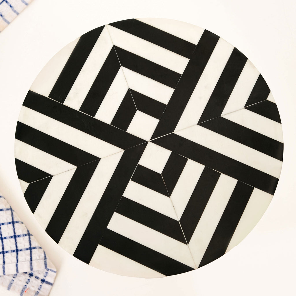 Black And White Riser Cake Stand Nestasia