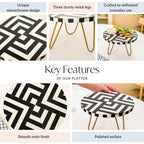 Black And White Riser Cake Stand Nestasia