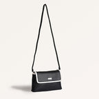 Soi Lattice Black Clutch Bag With Sling Nestasia