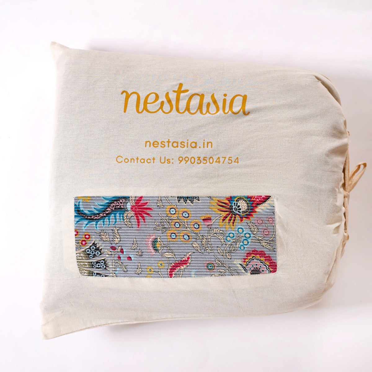 Bloomscape Quilted Cotton Bedcover 250x230cm Nestasia