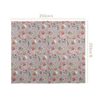 Bloomscape Quilted Cotton Bedcover 250x230cm Nestasia
