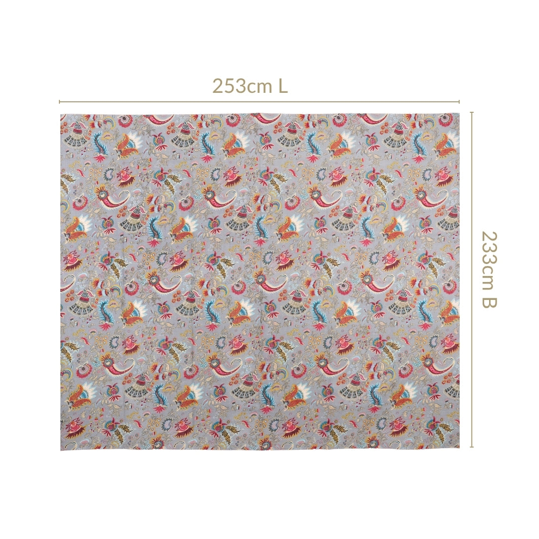 Bloomscape Quilted Cotton Bedcover 250x230cm Nestasia