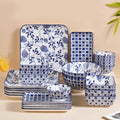 Blue 26 Piece Dinnerware Set For 6 Nestasia