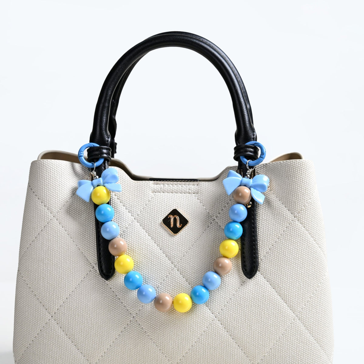Knot Just Blues Phone Charm Lanyard With Dual Clasp Nestasia