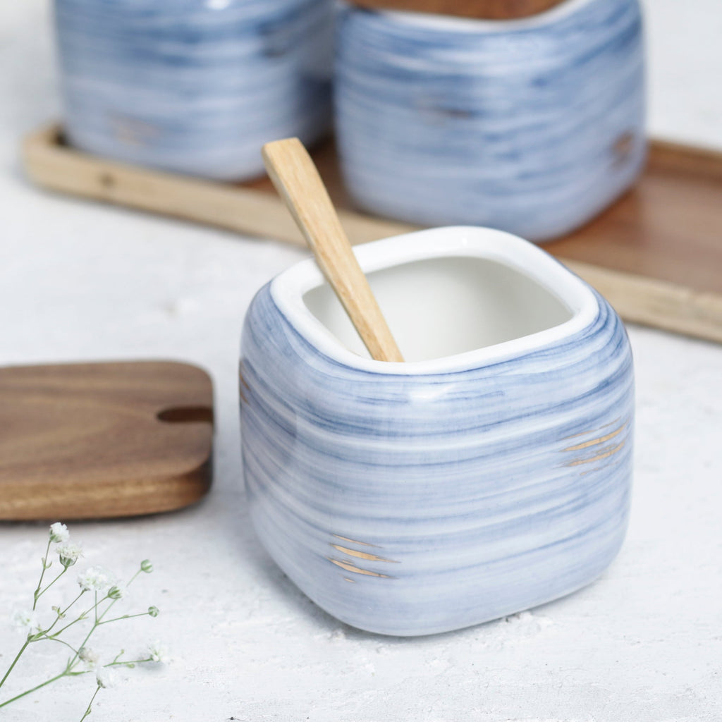 Blue Spice Jar Set Nestasia
