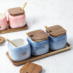 Blue Spice Jar Set Nestasia
