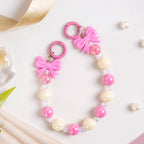 Blush Pink Bow Keychain Nestasia