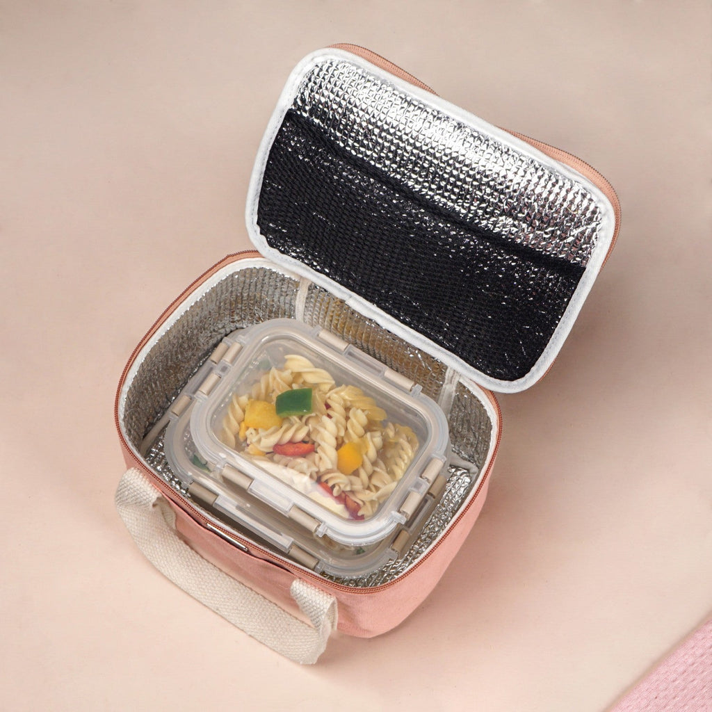 Urban Daily Insulated Lunch Bag In Peach Nestasia