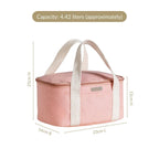 Urban Daily Insulated Lunch Bag In Peach Nestasia