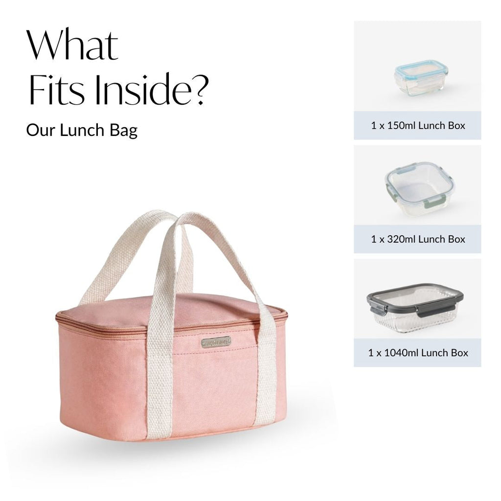 Urban Daily Insulated Lunch Bag In Peach Nestasia