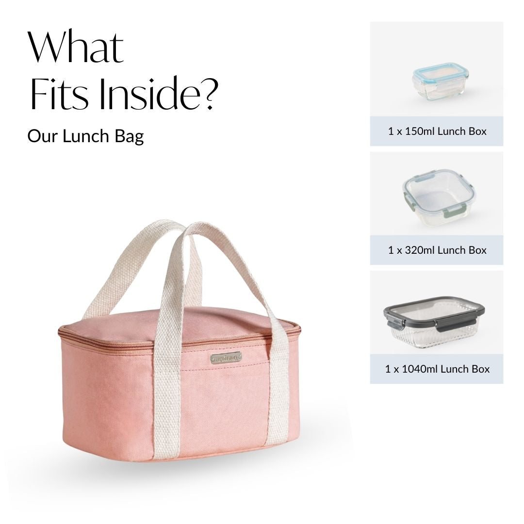 Urban Daily Insulated Lunch Bag In Peach Nestasia
