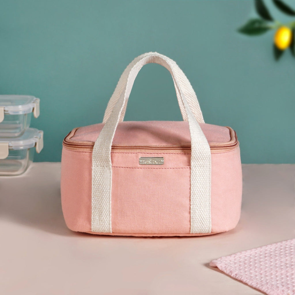 Urban Daily Insulated Lunch Bag In Peach Nestasia