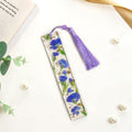 Blue Periwinkle Flower Bookmark Nestasia