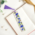 Blue Periwinkle Flower Bookmark Nestasia