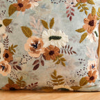 Botanical Breeze Embroidered Cushion Cover 40x40cm Nestasia