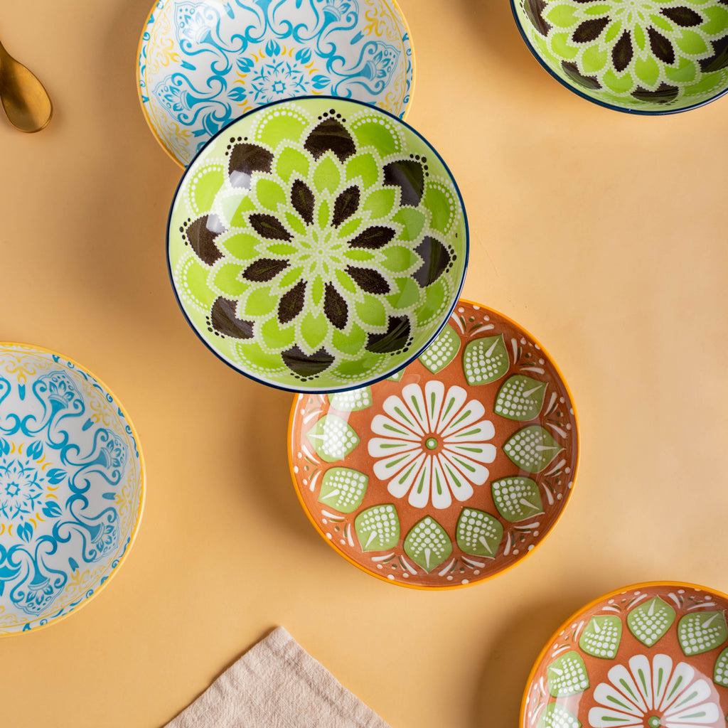 Mandala Dessert Plate Set of 2 Nestasia