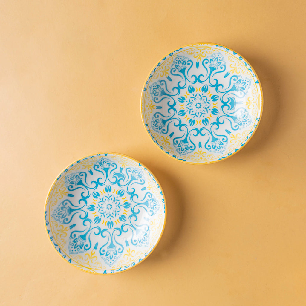 Mandala Dessert Plate Set of 2 Nestasia