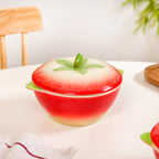 Strawberry Ceramic Serving Bowl With Lid 900ml Nestasia