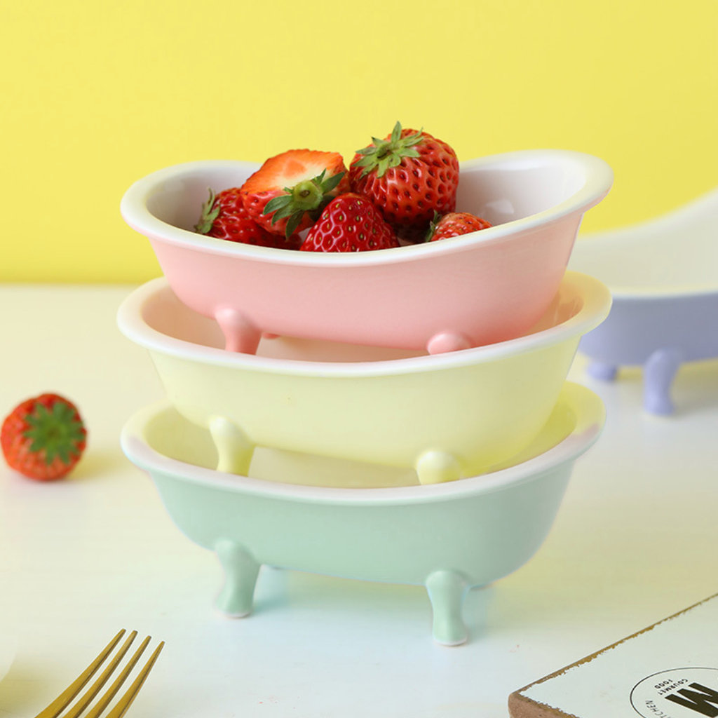 Blue Tub Ceramic Snack Bowl 200 ml Nestasia
