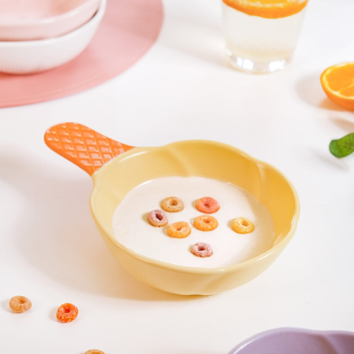 Ice Cream Shape Bowl With Handle 400 ml Nestasia