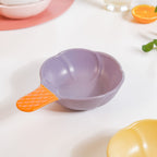 Ice Cream Cone Bowl With Handle Black Current 400 ml