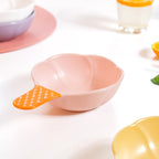 Ice Cream Bowl With Handle Strawberry Pink 400 ml Nestasia