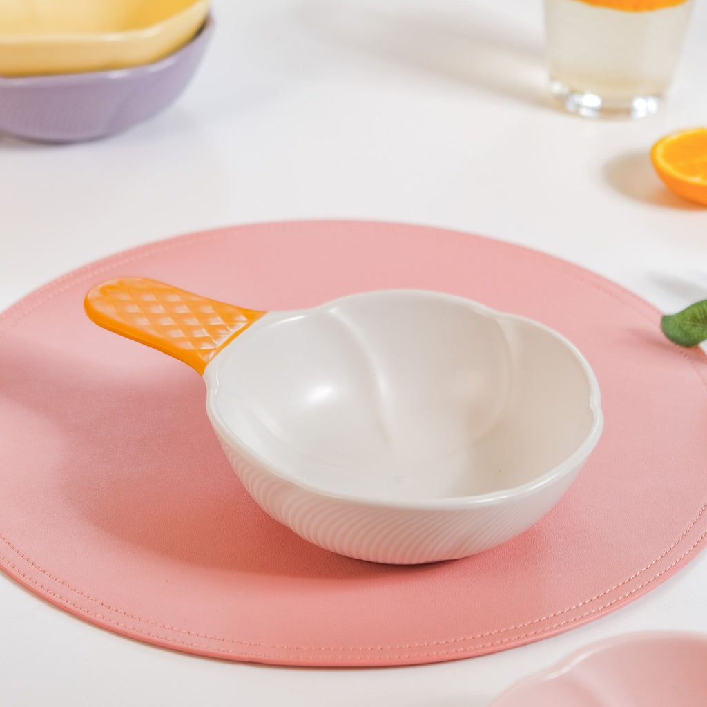 Ice Cream Bowl With Handle Vanilla 400 ml Nestasia