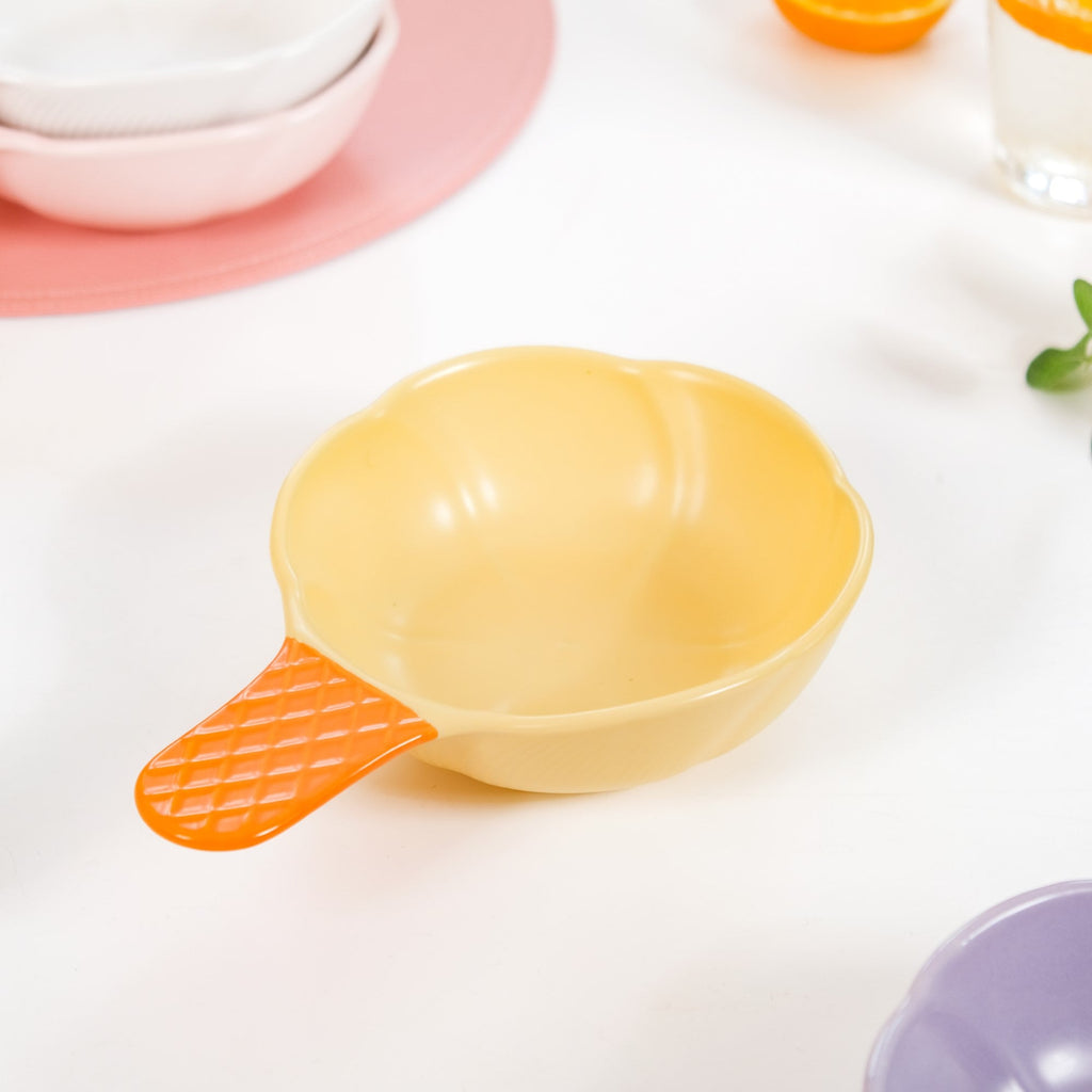 Ice Cream Shape Bowl With Handle 400 ml Nestasia