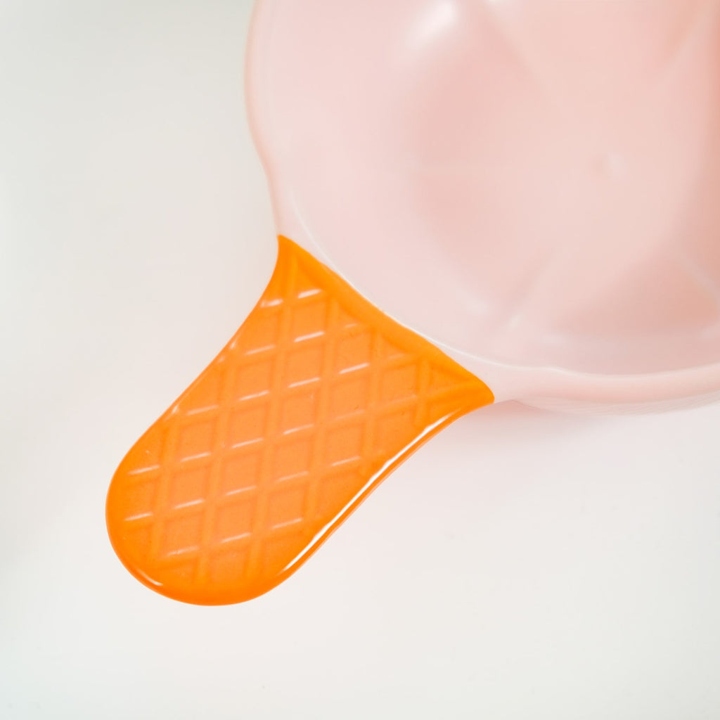 Ice Cream Bowl With Handle Strawberry Pink 400 ml Nestasia