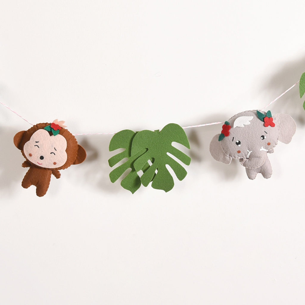 Safari Bunting Nursery Wall Decor For Kids Room Nestasia
