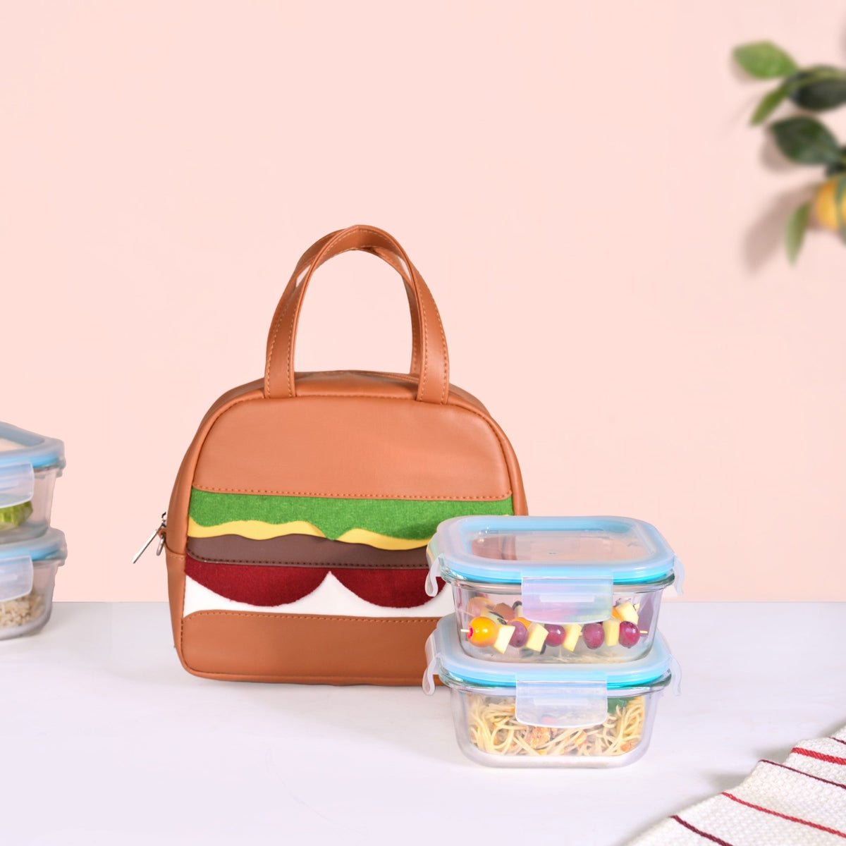 Burger Lunch Bag For Kids Nestasia