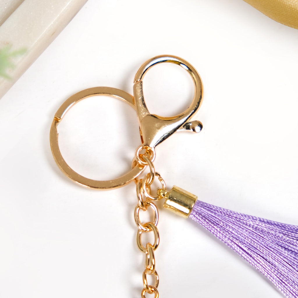 Charming Elegance C Alphabet Keychain Nestasia