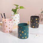 Stars and Moons White Ceramic Organiser Nestasia