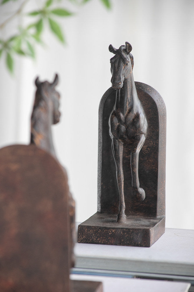 3D Animal Horse Bookends For Home Decor And Desk Accessories